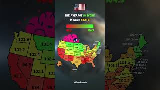 Average IQ score across the united states! how smart is your state?