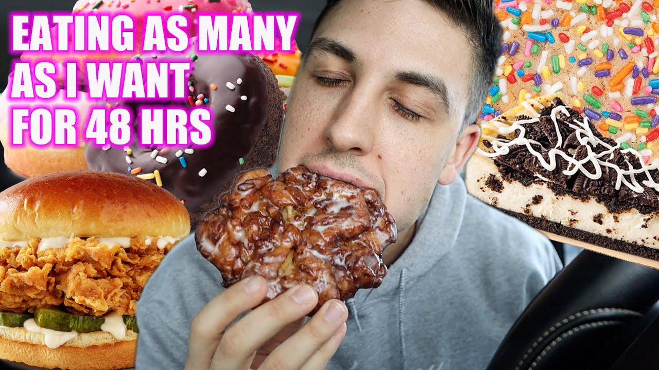 Eating AS MANY CALORIES As I Want For 48 HOURS| EPIC CHEAT DAY - YouTube