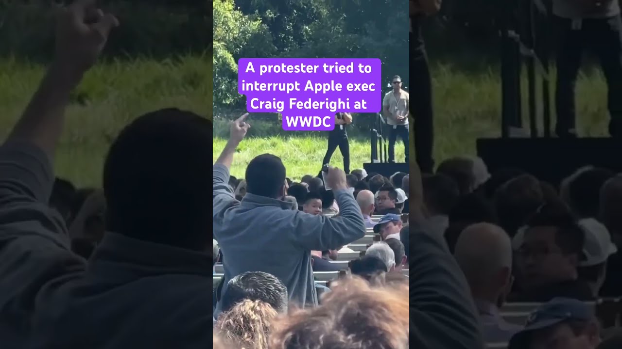 A Protester Tried To Interrupt Apple Exec Craig Federighi At WWDC