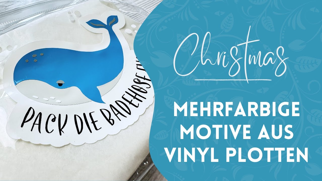 Mehrfarbige Motive aus Vinyl plotten
