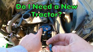 Problem Solving a John Deere 755 Compact Tractor  Fuel Problems