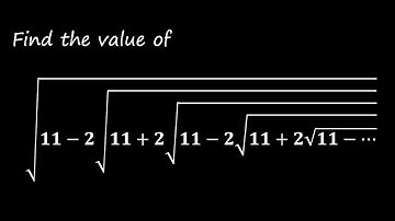Interesting trick to solve an interesting problem on infinite nested radical