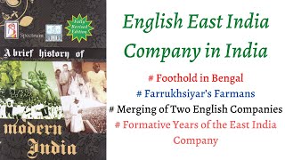 (V4) English Company Rule In India (Advent of Europeans in India) Spectrum Modern History for UPSC