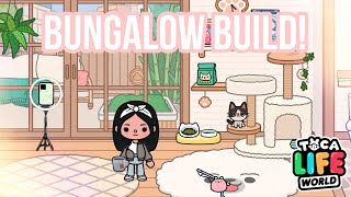 Bungalow Build! (Toca World) Let’s Build! EP 7 🌸💕