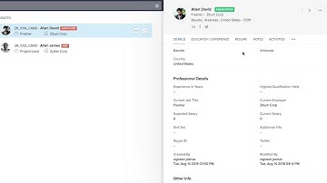 Zoho Recruit - Smart Search