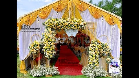 [Kido Wedding] Nấu ăn tiệc cưới trọn gói VIP tại Trảng Bàng, Tây Ninh