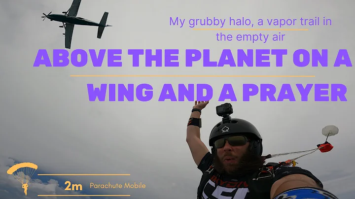 2m ham radio from a parachute, what could go wrong? Jump 2022-09