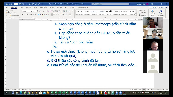 Hoồ sơ chào giá tiếng anh viết là gì