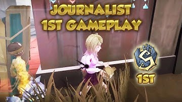 Journalist 1st Gameplay | Identity V | 第五人格 | アイデンティティV | Journalist