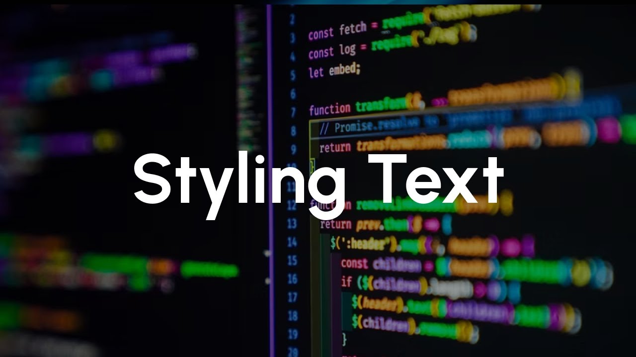 Styling Text in Jetpack Compose - YouTube