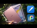 tab s6 lite unboxing (noteshelf, Ibis Paint)