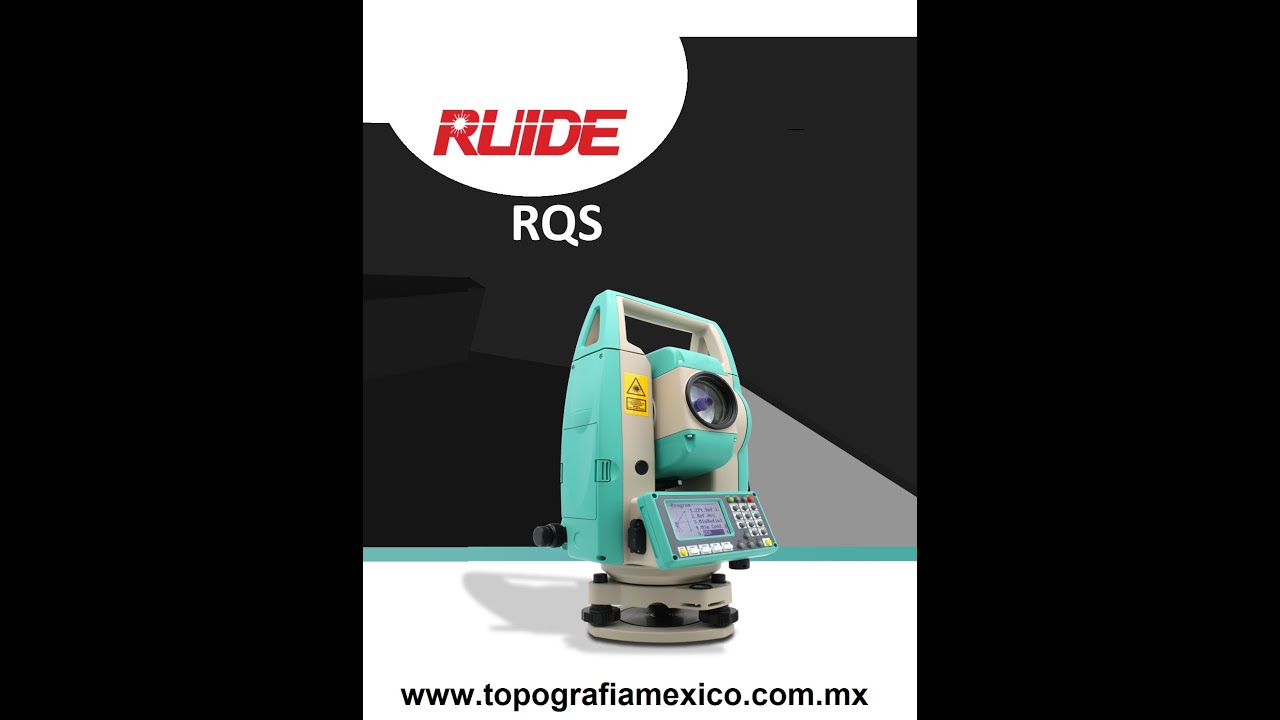 Estacion total Ruide RQS - YouTube