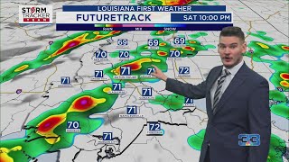 Weather Forecast for Baton Rouge – 2/15/2025: Storms Tonight, Colder Sunday