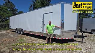 Room for Everything Except Excuses! 2 carhauler enclosed trailer auto transport