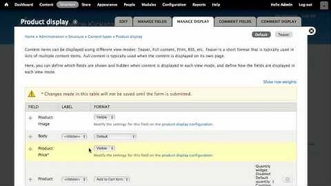 Adding Product Displays in Drupal Commerce