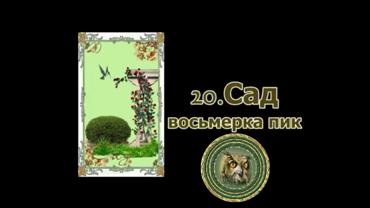 Карта сад значение в ленорман