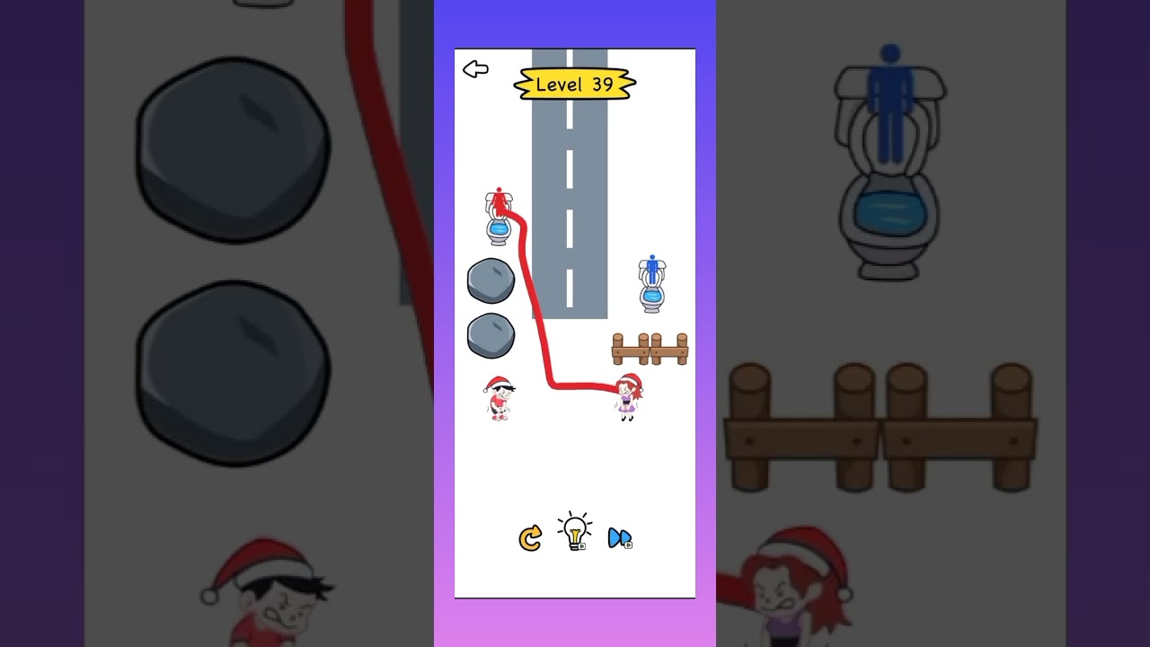 Toilet Rush Race: Draw Puzzle level 39