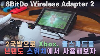 국밥 두 그릇 가격에 Xbox, 플스 패드를 닌텐도 스위치에서 사용해보자! - [8BitDo Wireless Adapter 2세대]