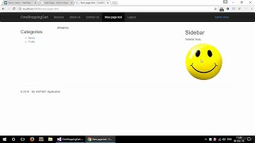 ASP.NET MVC 5 Project - CMS and Shopping Cart with Paypal : final project overview