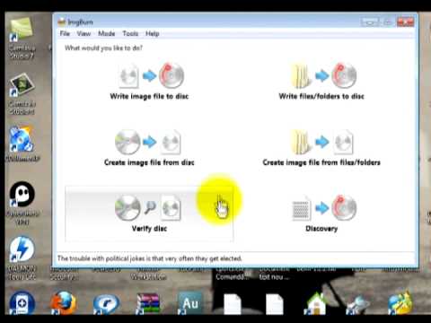 Video: Cum Se Arde O Imagine Pe Un CD / DVD Folosind ImgBurn