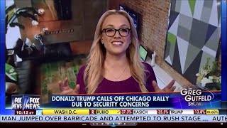 Celebrity 03-12-16 Kat Timpf on Gutfeld - Violence at Chicago Trump Rally Wealth