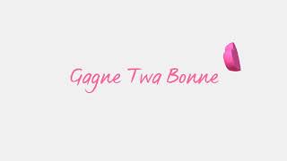 Video thumbnail of "Momo & Denzel - Gagne Twa Bonne [D'PRXD]"