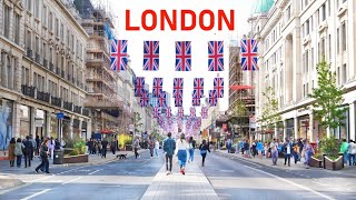 LONDON City Walk REGENT Street - 4K🇬🇧 UK Travel
