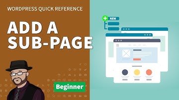 How to add a Child Page or Subpage in WordPress