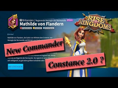 NEW Epic Commander !!! Mathilde von Flandern | Rise of Kingdoms | Deutsch/HD |