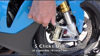 Motorcycle Suspension Adjusters: What Why Where and How