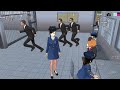 YAKUZA ATTACK POLICE STATION‼️ SAKURA SCHOOL SIMULATOR 