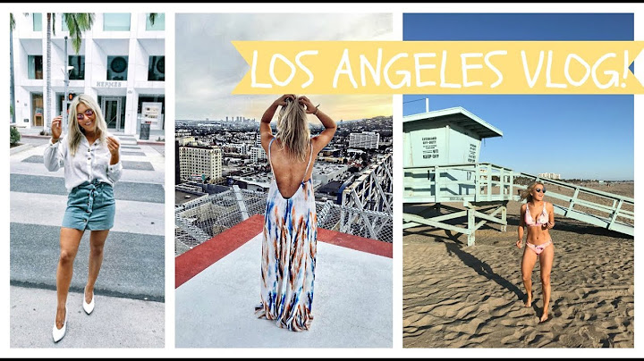 ¡VLOG DE VIAJES A LOS ÁNGELES! QUÉ HACER EN LOS ÁNGELES, COMPRAS, GASTRONOMÍA, SANTA MÓNICA, VENI...