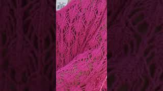 Lisa International Women's Open Knit Crochet Sweater | 3/4 Sleeve Lightweight Summer Cover-Up