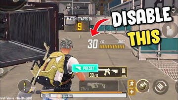 Disable ON-Screen Ammo in PUBG New State | PUBG New State Tips and Tricks