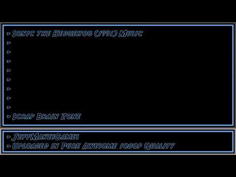 Sonic The Hedgehog 1991 Music Scrap Brain Zone 1080p HD 