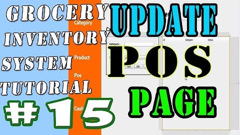 Java Netbeans: Inventory System (POS)  15 Update Point of Sales TAGALOG