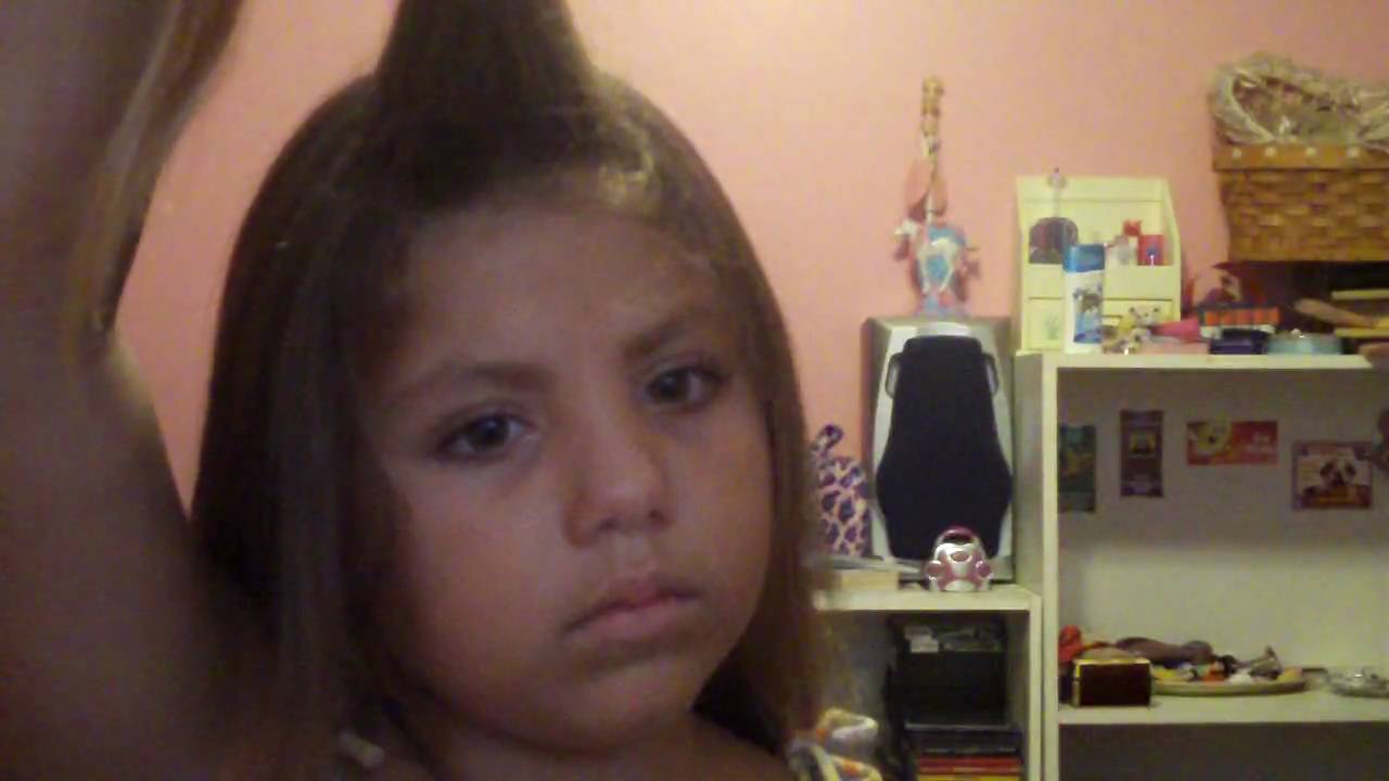 Poof with side braid