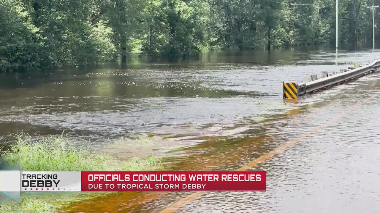 Severe flood levels and water rescues - YouTube