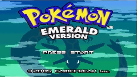 Pokemon Emerald - Playthrough - Part (1/2) [No Commentary]