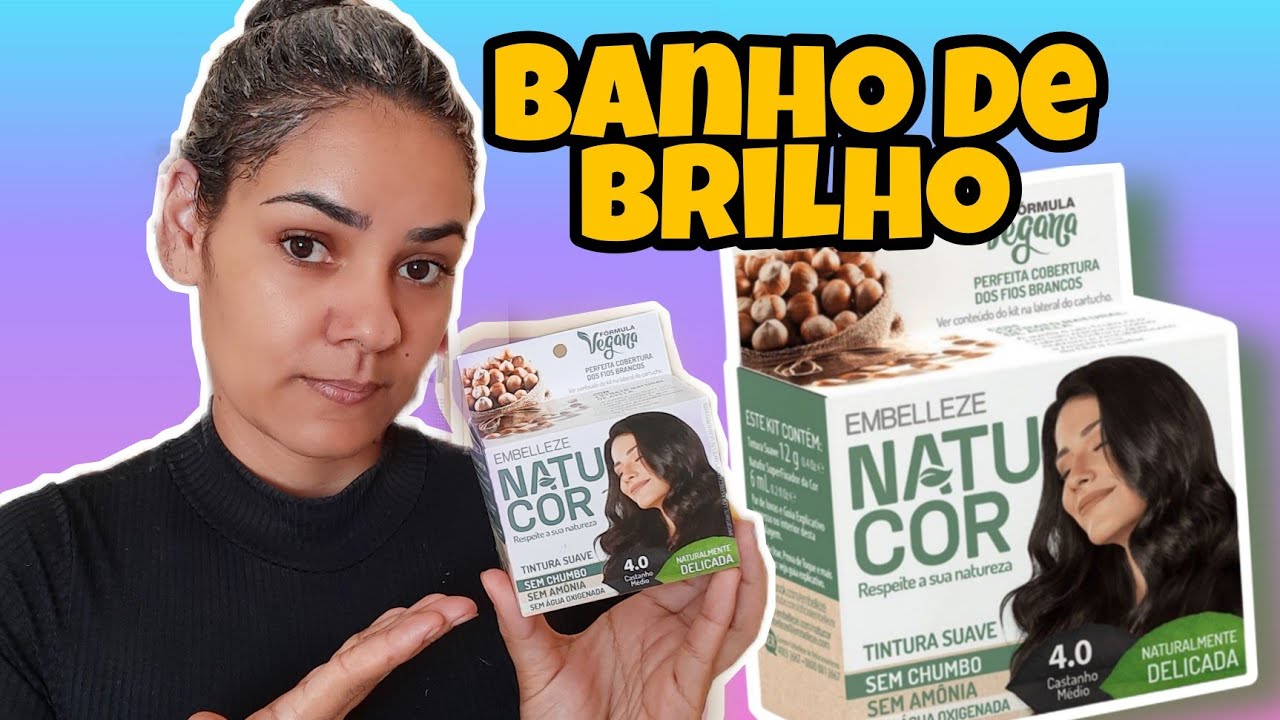 Banho de Brilho com NATUCOR | Muito Brilho nesse Hair!