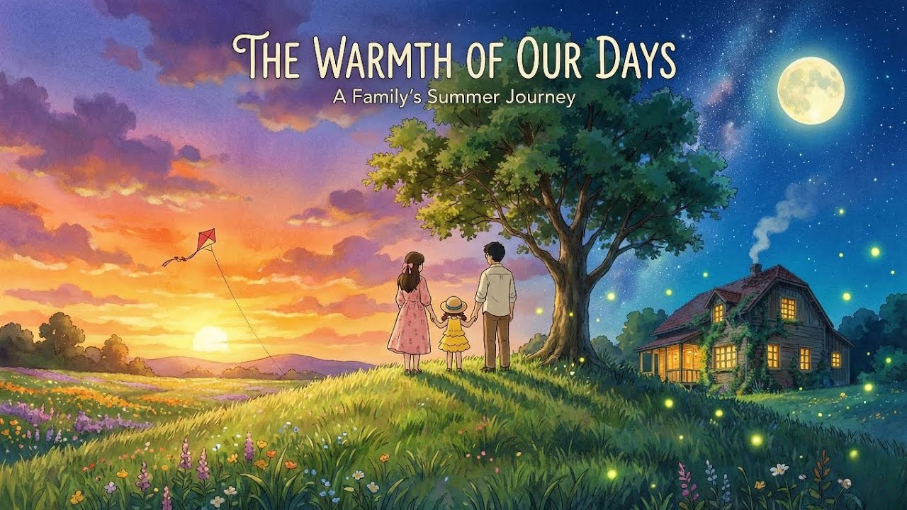 The Warmth of Our Days 🌻 | Ghibli Inspired Relaxing Visuals & Ambience
