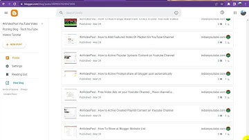 Blogspot Tubes : Blogging {Video Tutorial 12} Add Labels Blogger All Post {Add Blogger Post Labels}