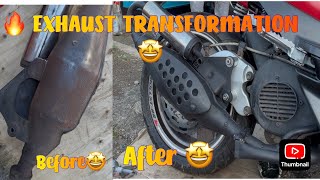 🛵 TGB Bullet 50 Project – Part 5🔥 Exhaust Restoration Step by Step!