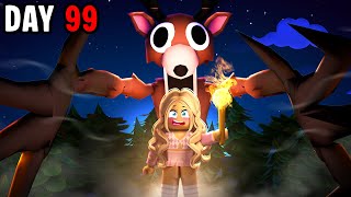Surviving 99 Nights In The Forest Alone...