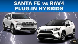 TOYOTA RAV4 PRIME vs HYUNDAI SANTA FE  WHICH PLUGIN HYBRID SUV IS BETTER?