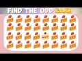 Find The ODD Emoji Out 🍫🍨🍩🍭 -  Sweets Edition | Odd Emoji Quiz