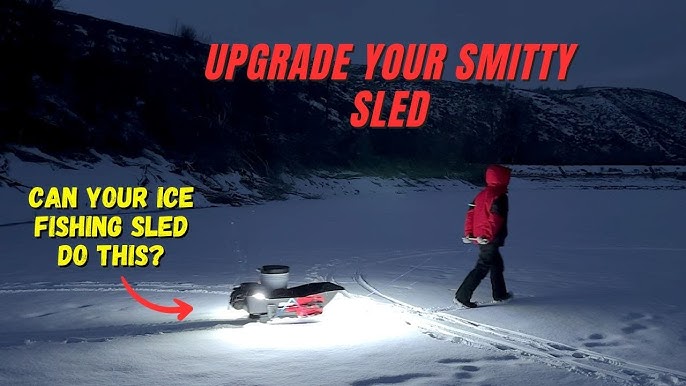 SMITTY SLED BUILD DIY!! - Light and Detachable for a Two Man Ice Fishing  Shanty 