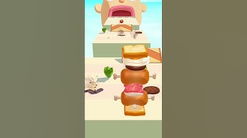 Sandwich runner Max Level (Android, ios)Gameplay #shorts