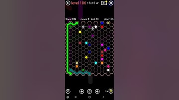How To Solve Flow Free Hexes Premium 15x15 Mania Level 106 Board Walk Through Solution Walkthrough