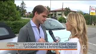 LA COOP OFFRE PROFUGHI COME OPERAI   &quot;LAVORANO TANTO E POTETE PAGARLI POCO  &quot;I NUOVI SCHIAVI COOP -